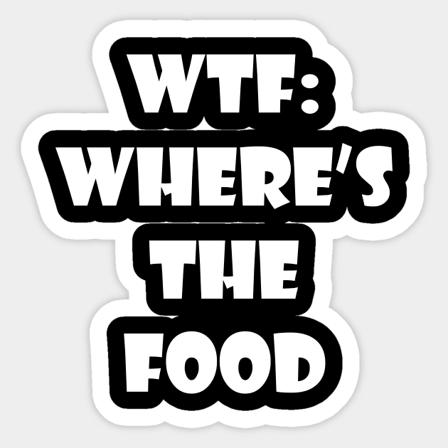 Where's the food Sticker by OMARMAH